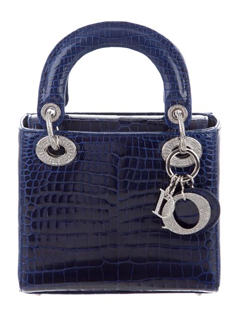 lady dior bag mini|lady dior crocodile bag.